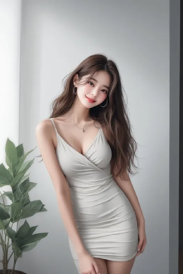 밝은 실내 공간에서 자연광을 받아 촬영된 인물 모습